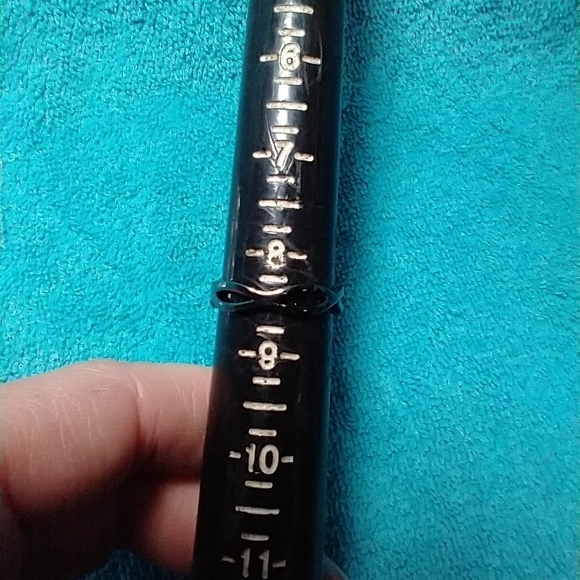 Black purple stone ring - Picture 2 of 7